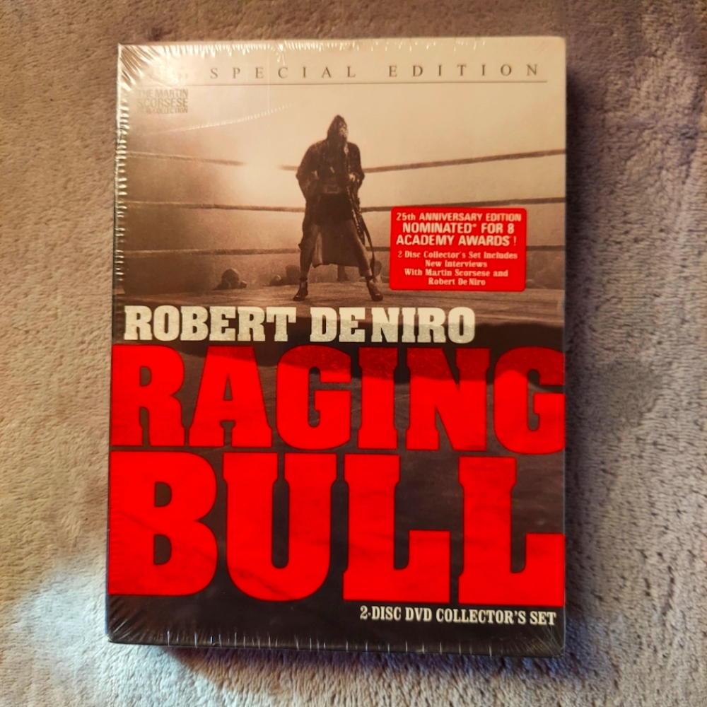 Raging Bull DVD, 2-Disc Collector Set Special Edition Robert DeNiro. Sealed